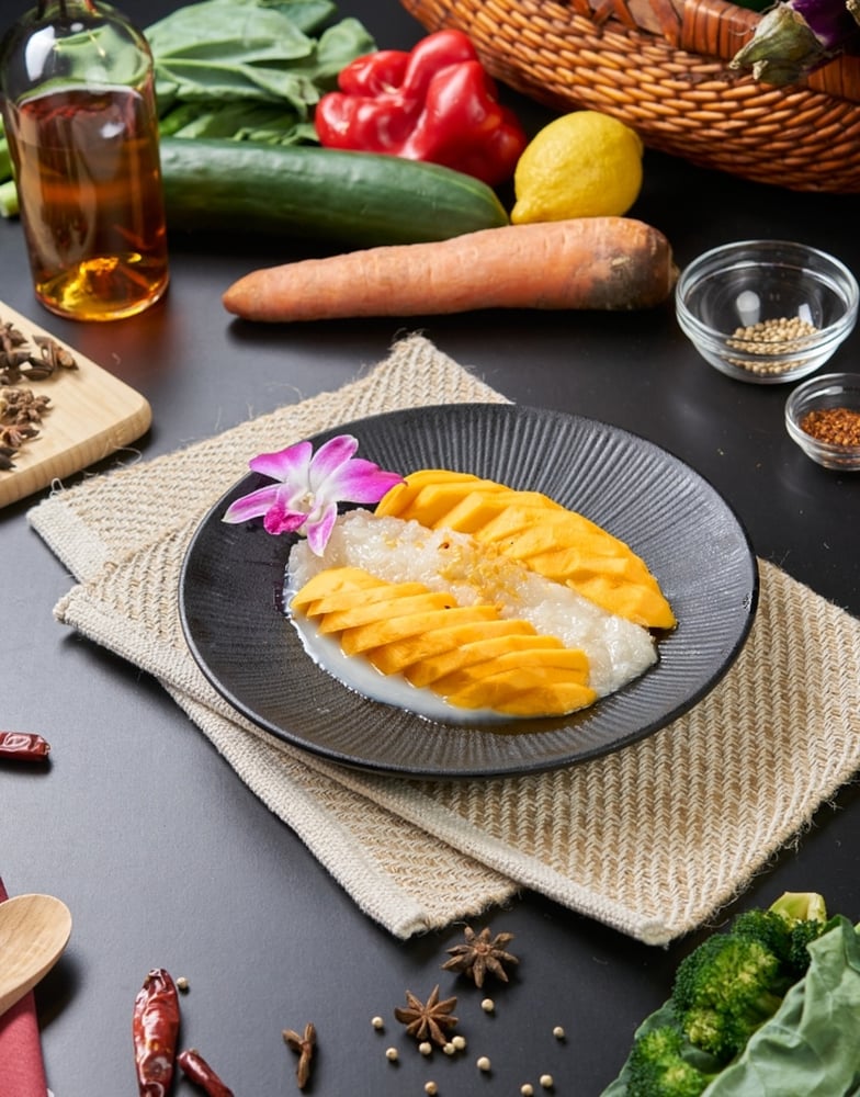 Sweet Rice With Mango