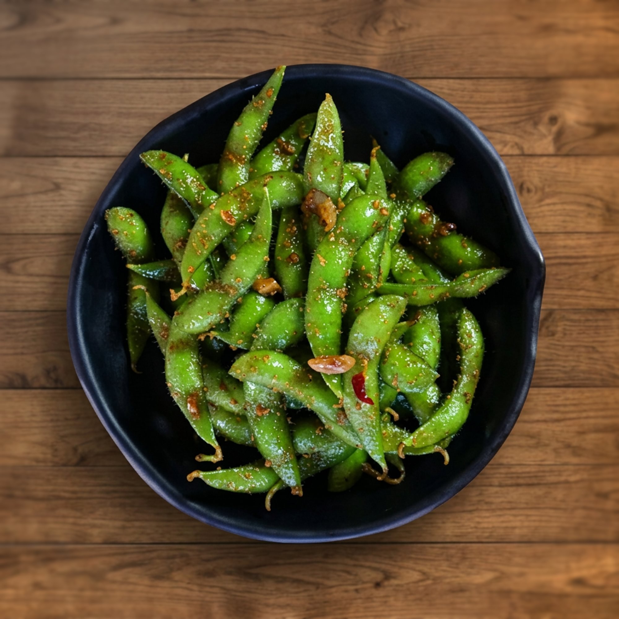 Garlic Edamame
