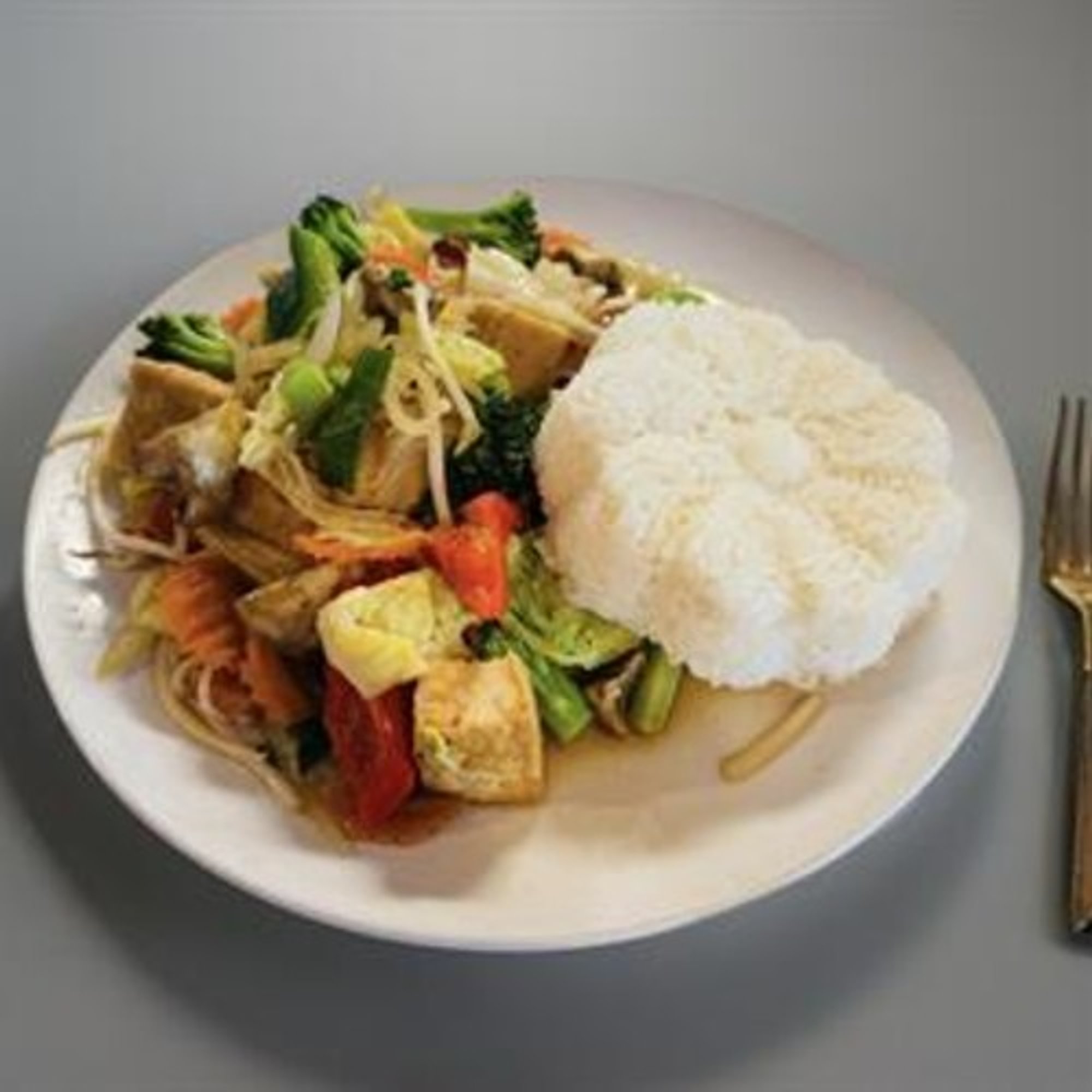 Lunch Stir Fried Veggies Delight