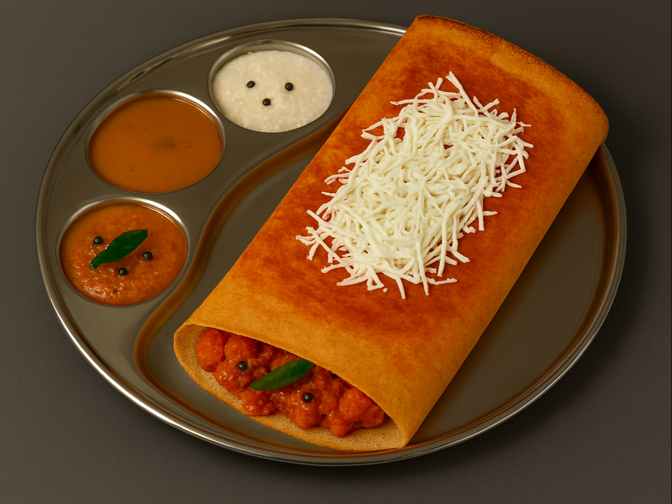 Ginne Masala Dosa (V, GF, NF)