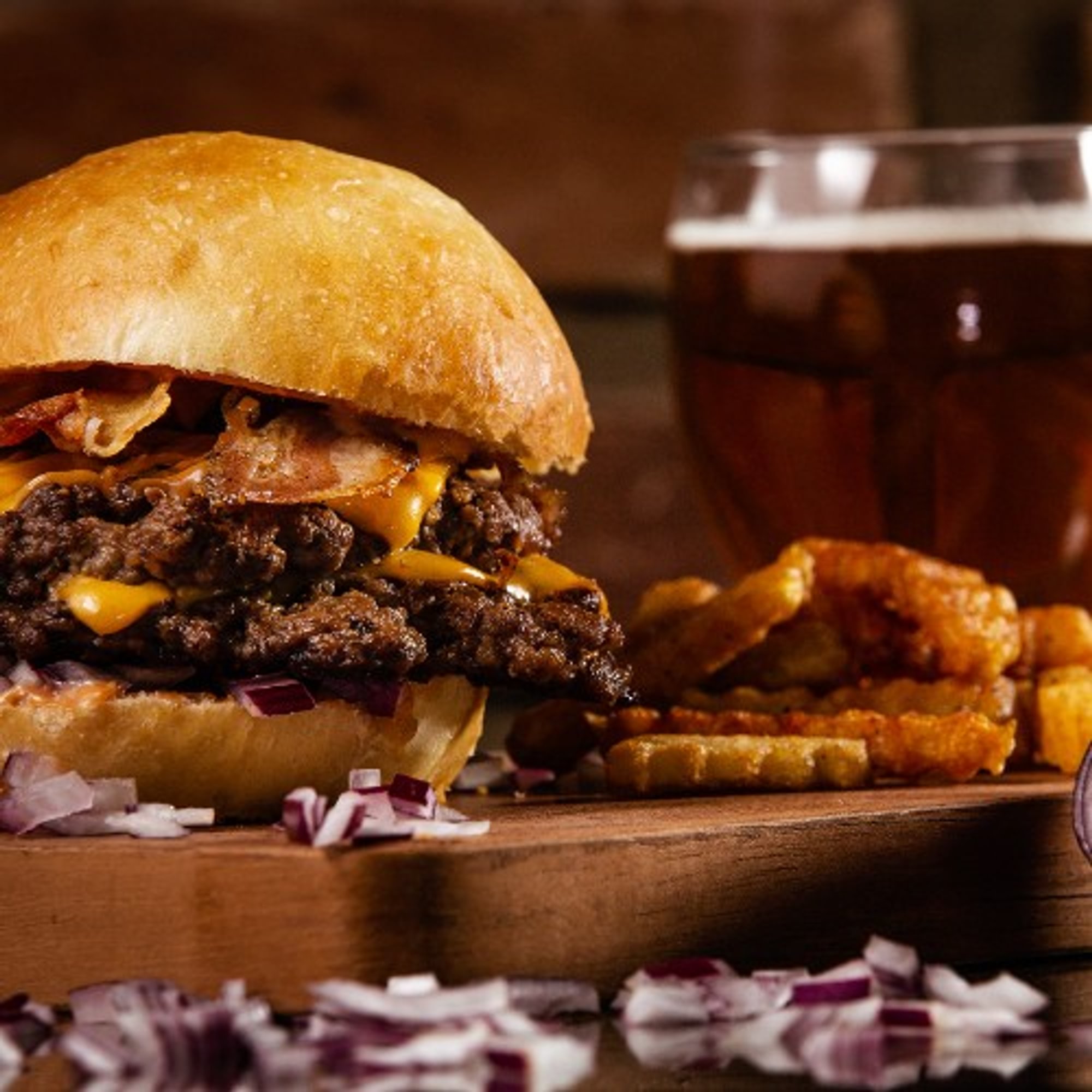 The PB & J Burger