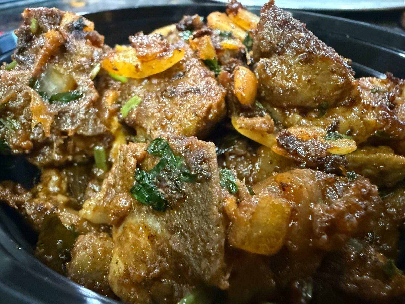 Ghee Roast Mutton Fry