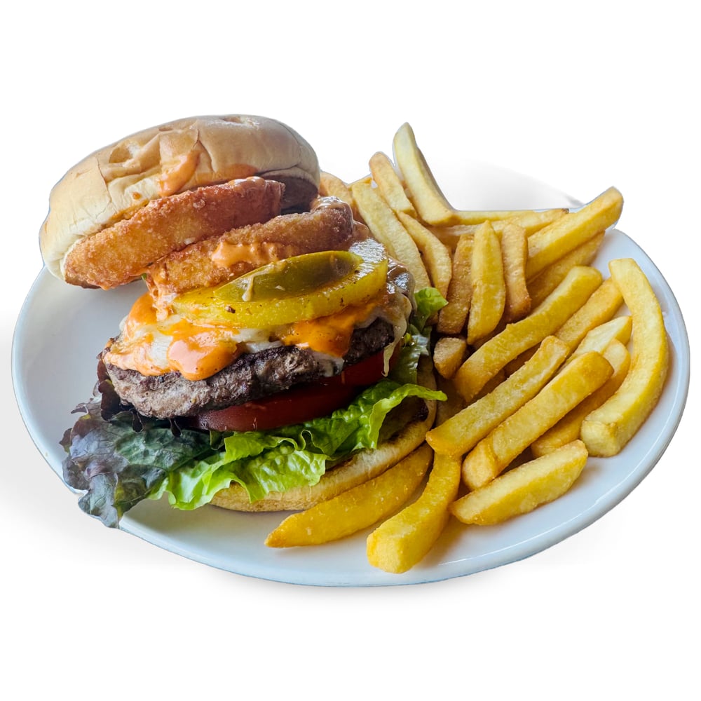 FIERY ISLAND BURGER