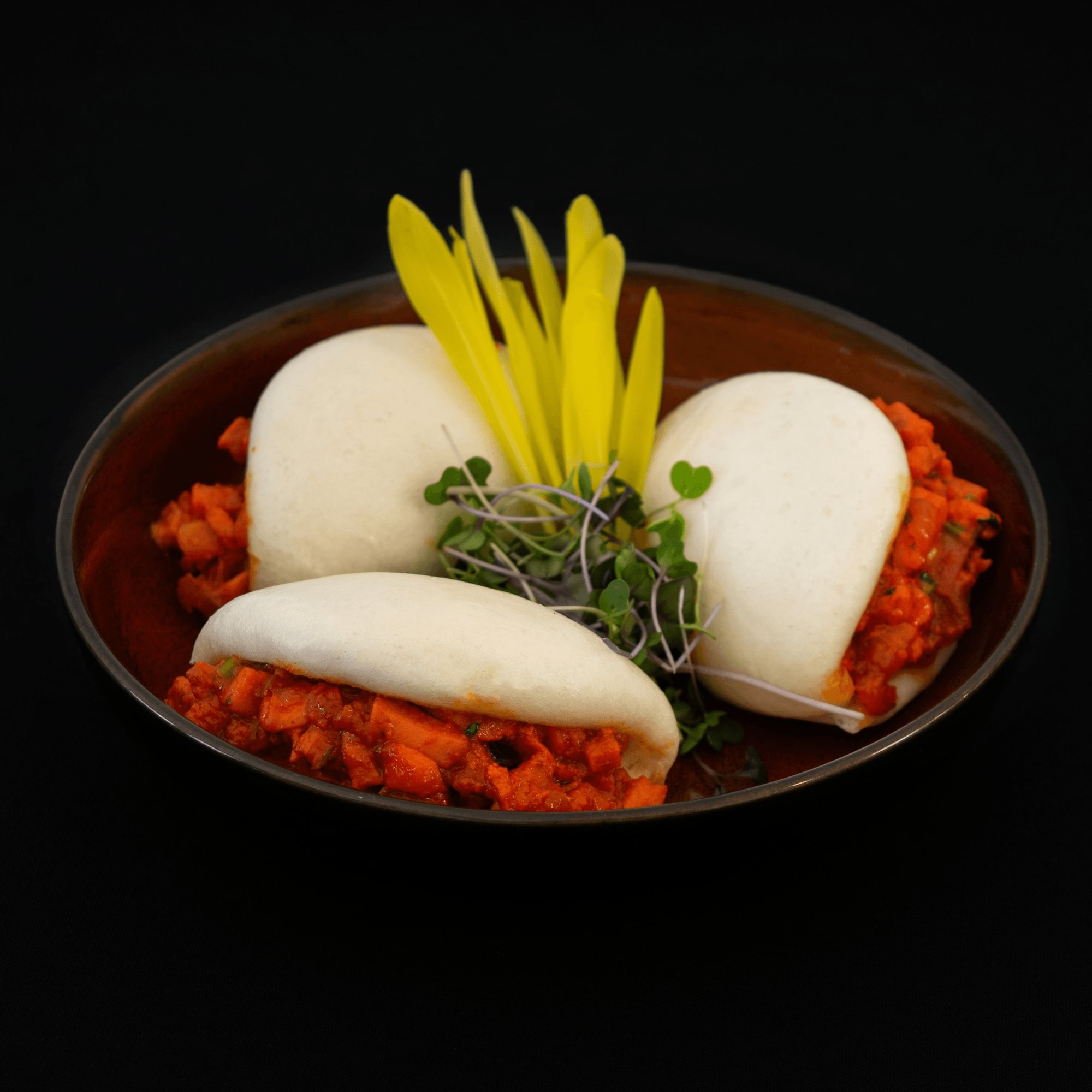 Truffle Bhuna Chicken Bao Buns