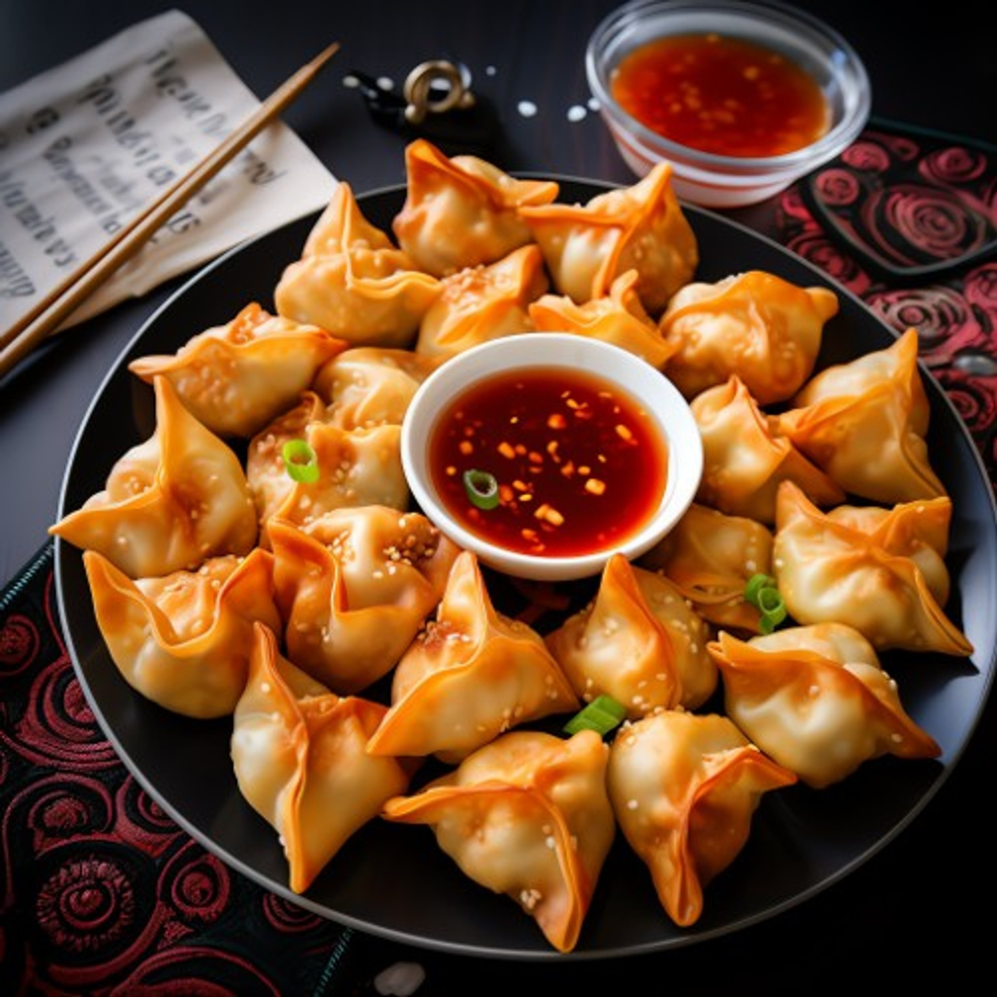 Cream Cheese Wontons
