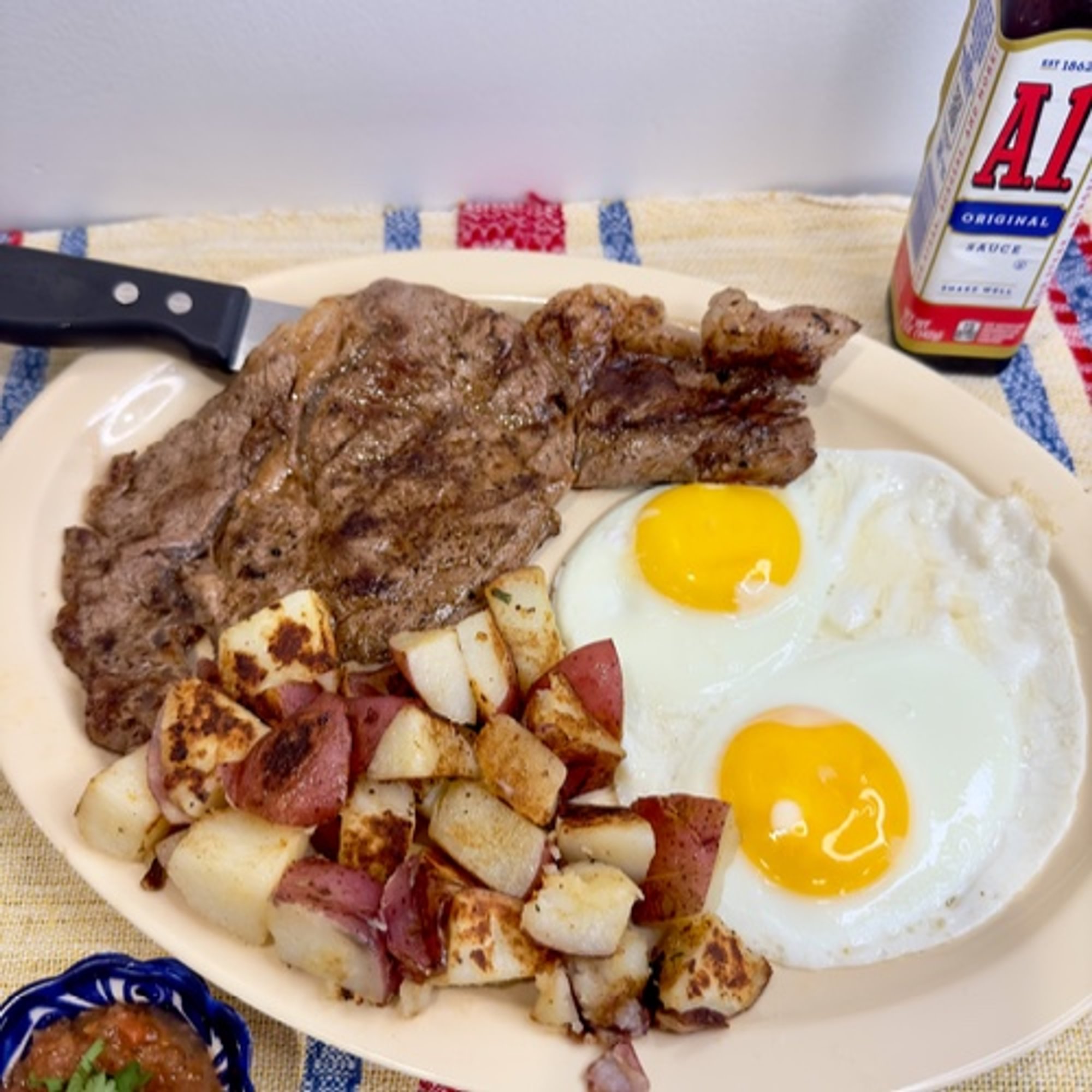 Ribeye Steak and Eggs