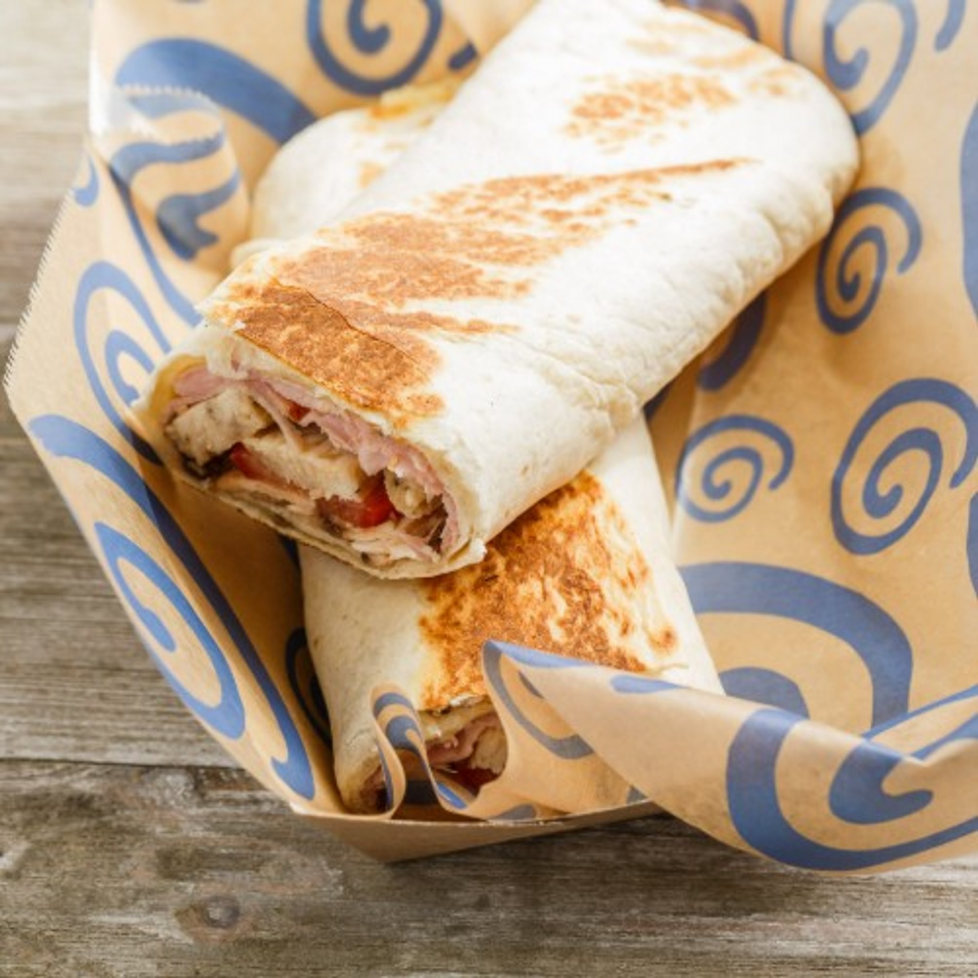Cordon Bleu Hot Pressed Sandwich Wrap