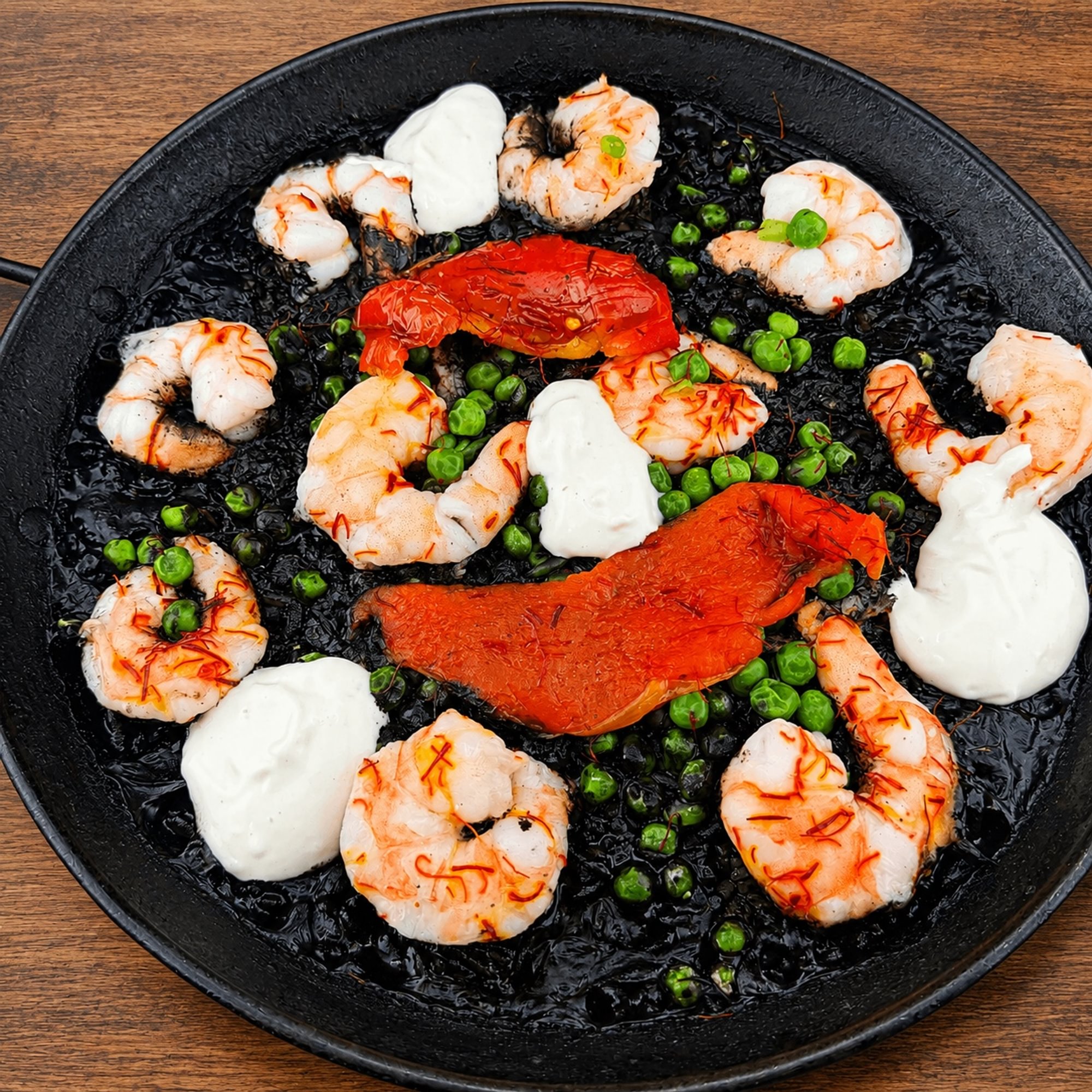 Black Rice Paella (Arroz Negre)
