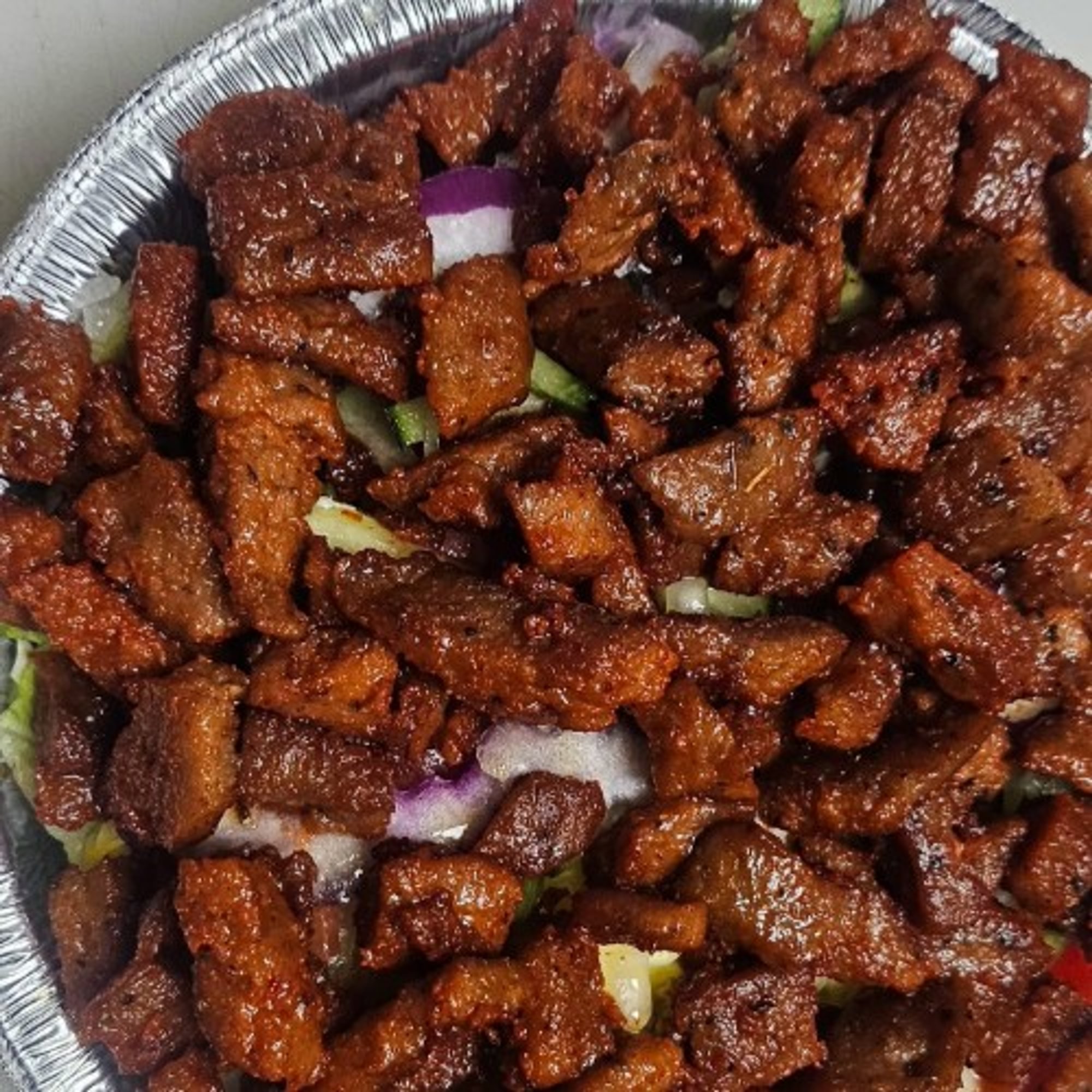 Lamb Over Salad