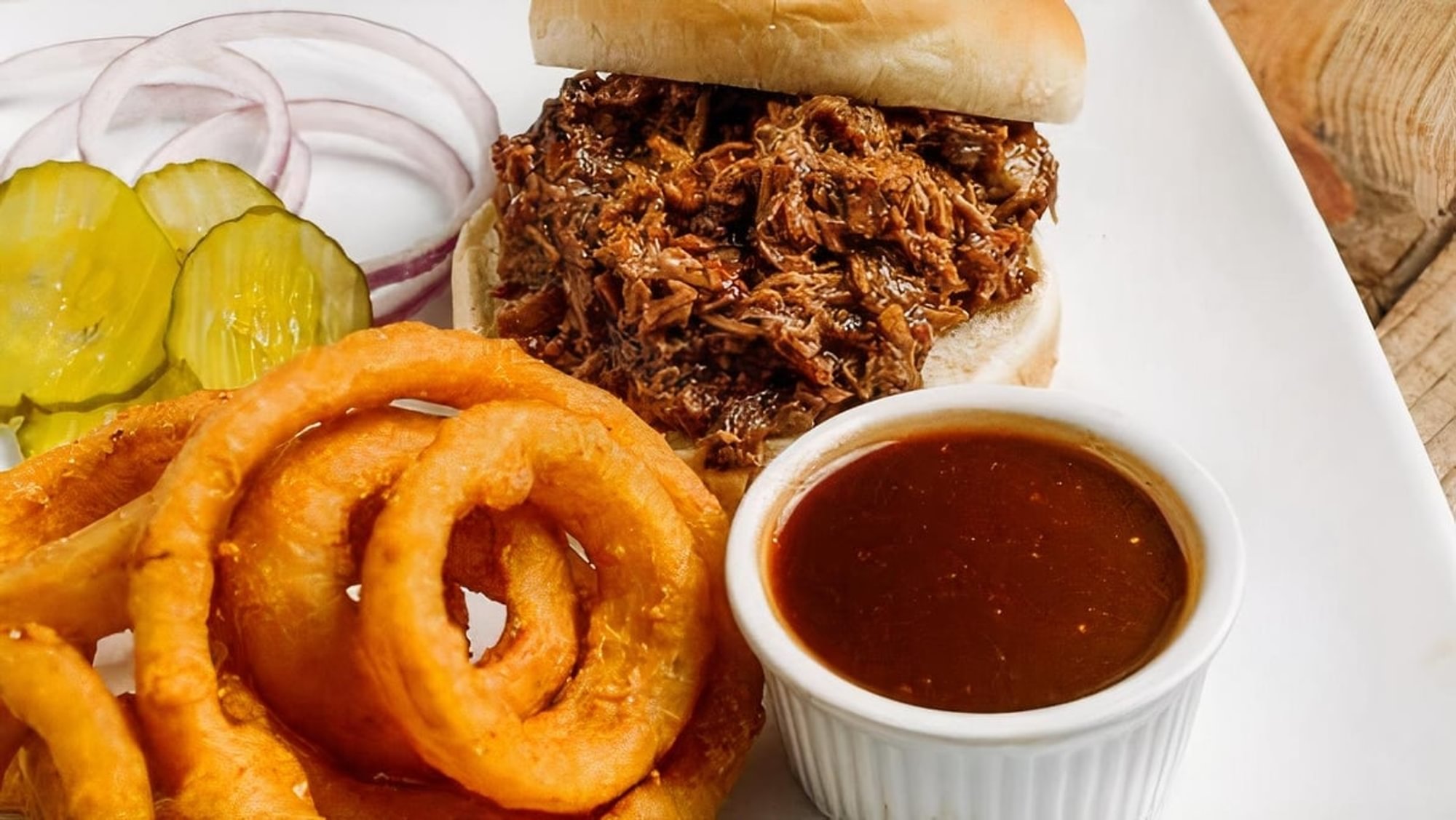 Two-BBQ Meat Sandwich Combo