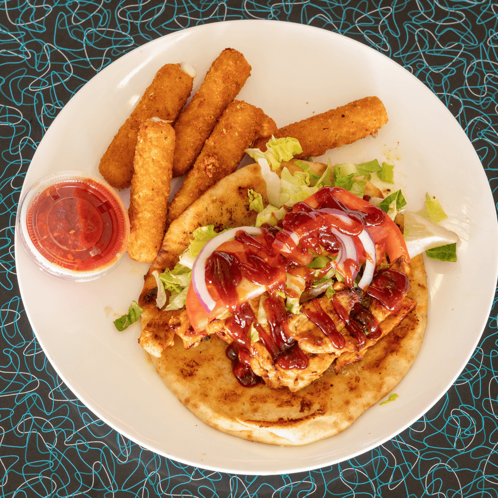 BBQ Chicken Pita Sandwich