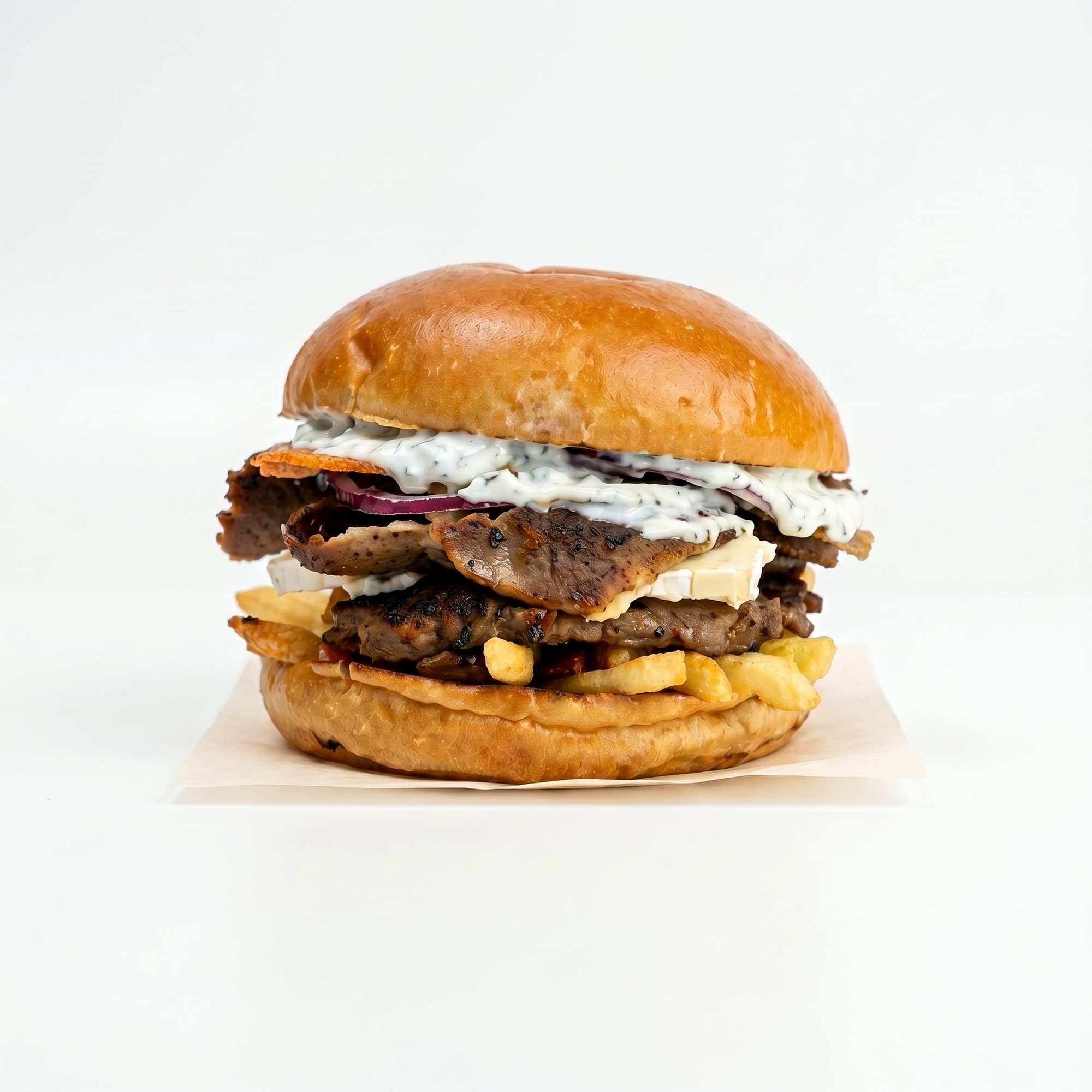 Gyro Cheese Burger