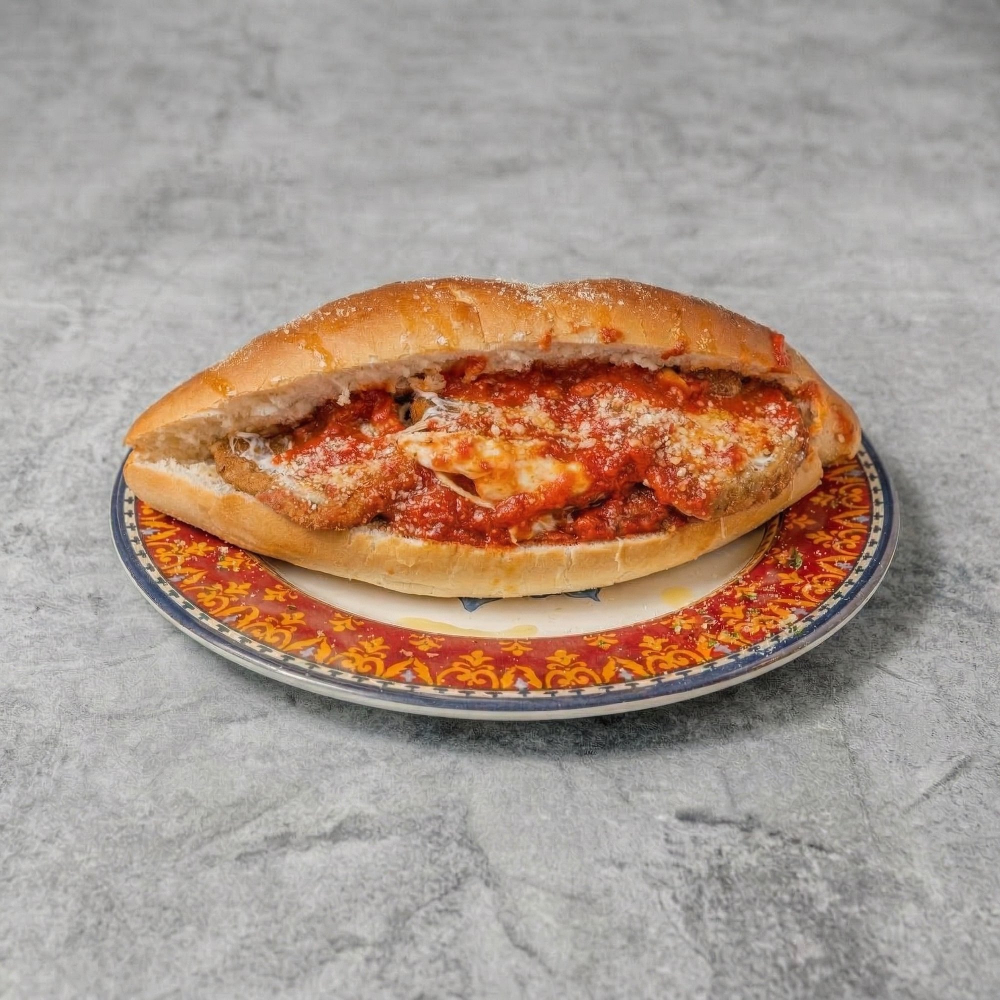 Fried Eggplant with Fresh Mozzarella & Pomodoro Sauce
