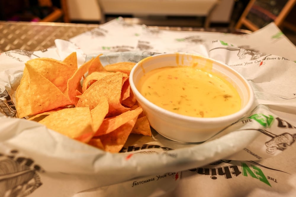 Hatch Chile con Queso and Chips