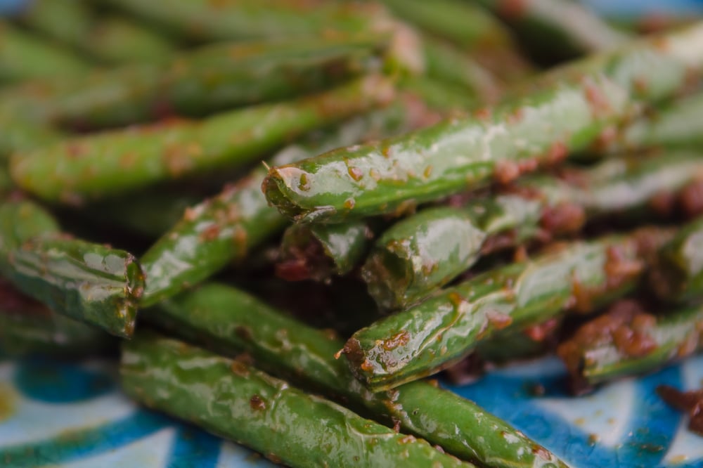 Meal Plan String Beans Rice Plate