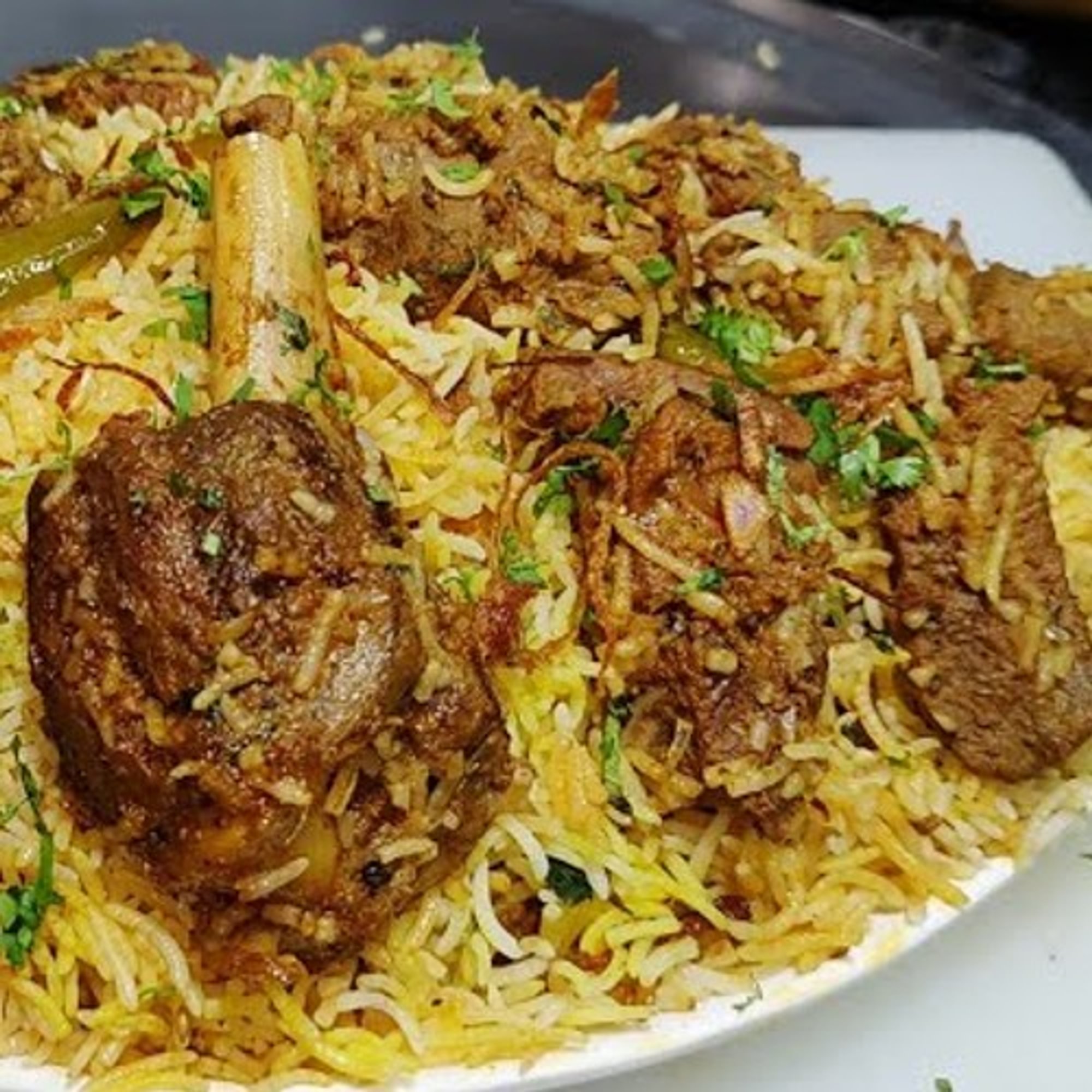 Goat Fry Biryani