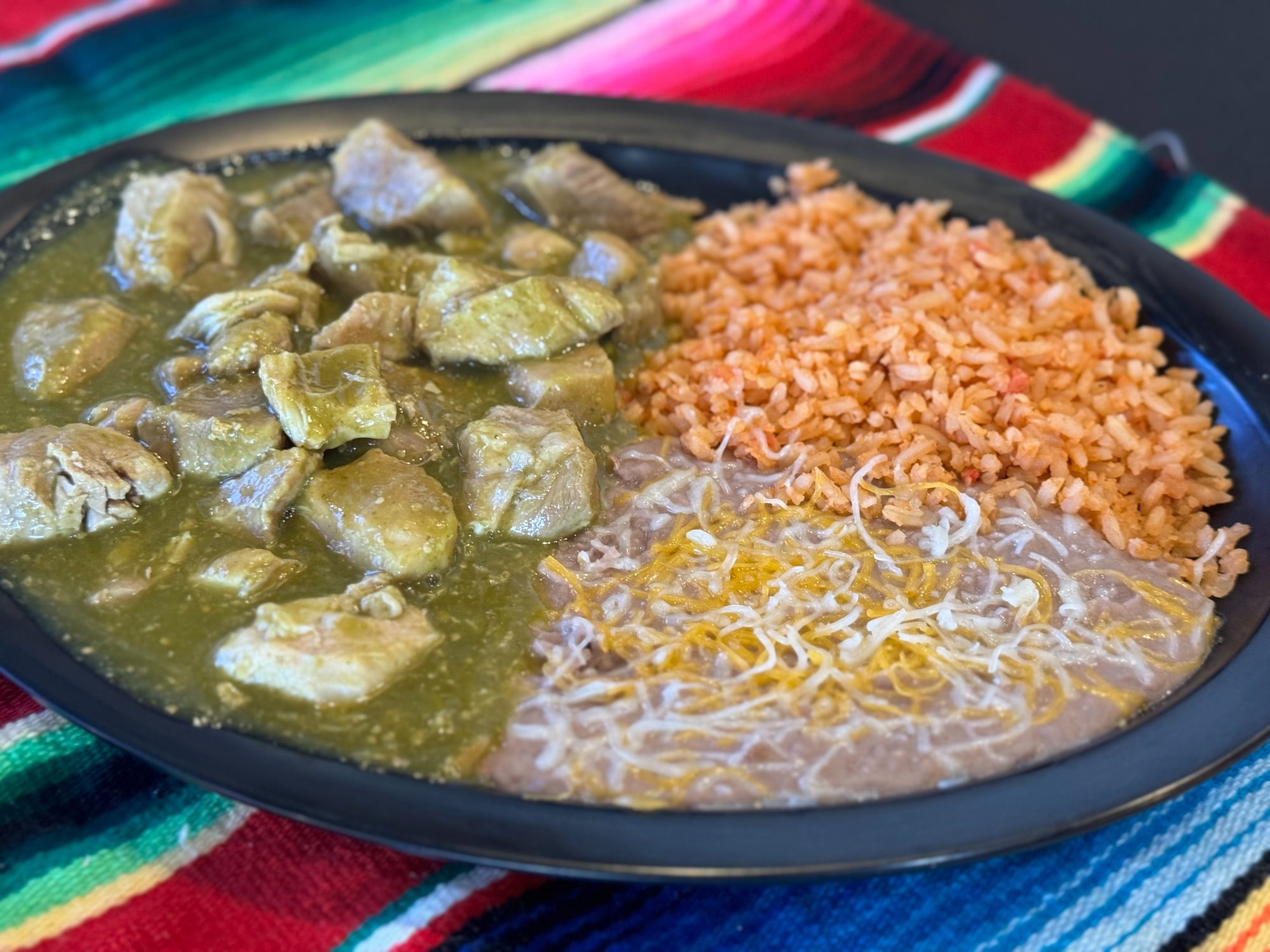 #8 Chile Verde Plate
