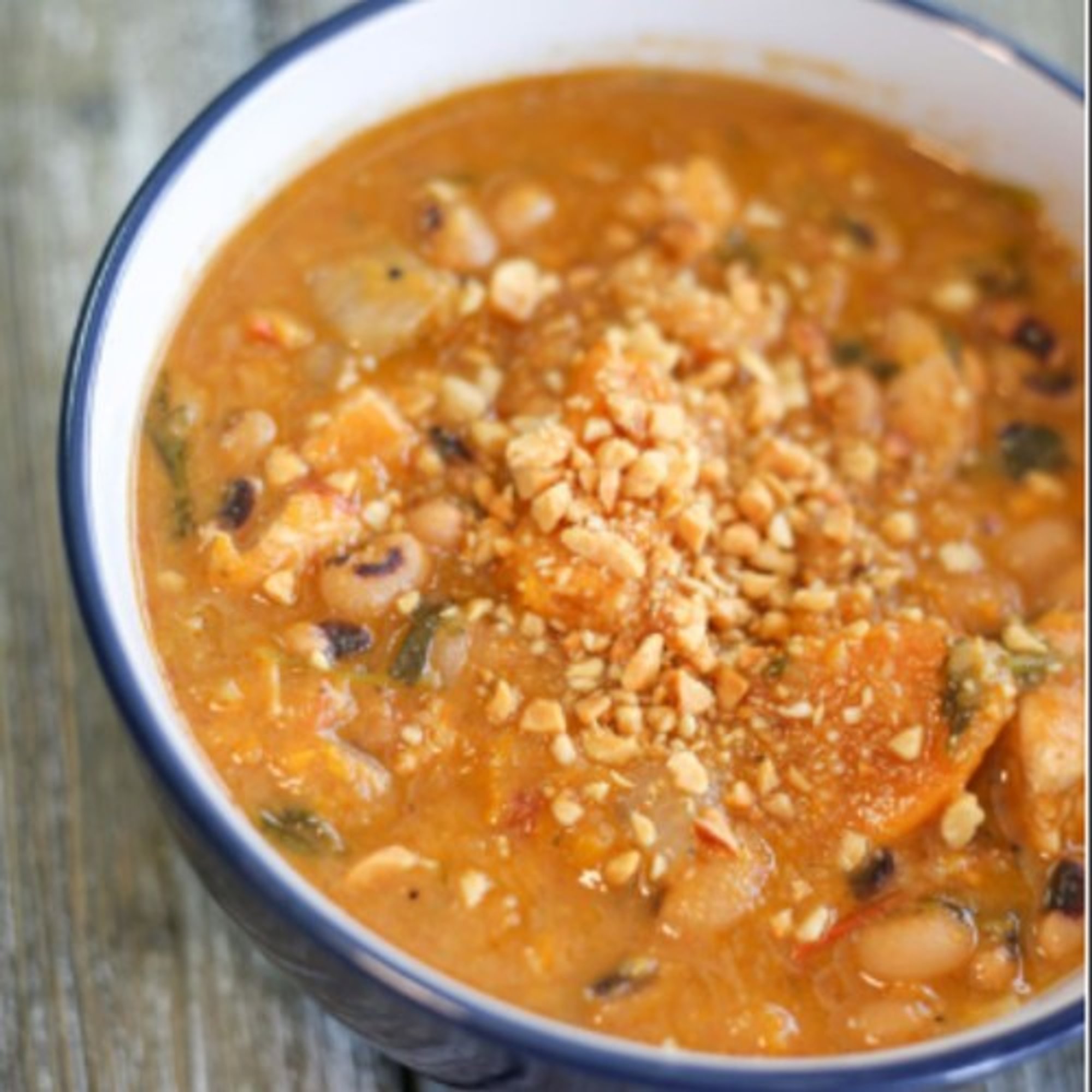 African Chicken with Peanuts Soup