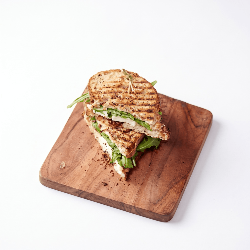 Halloumi and Tomato Sandwich