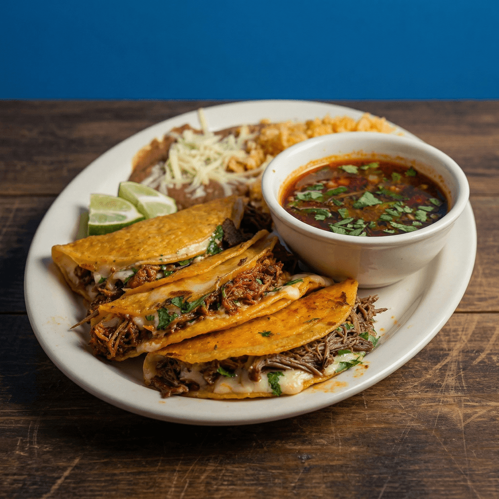Quesa Birria Tacos