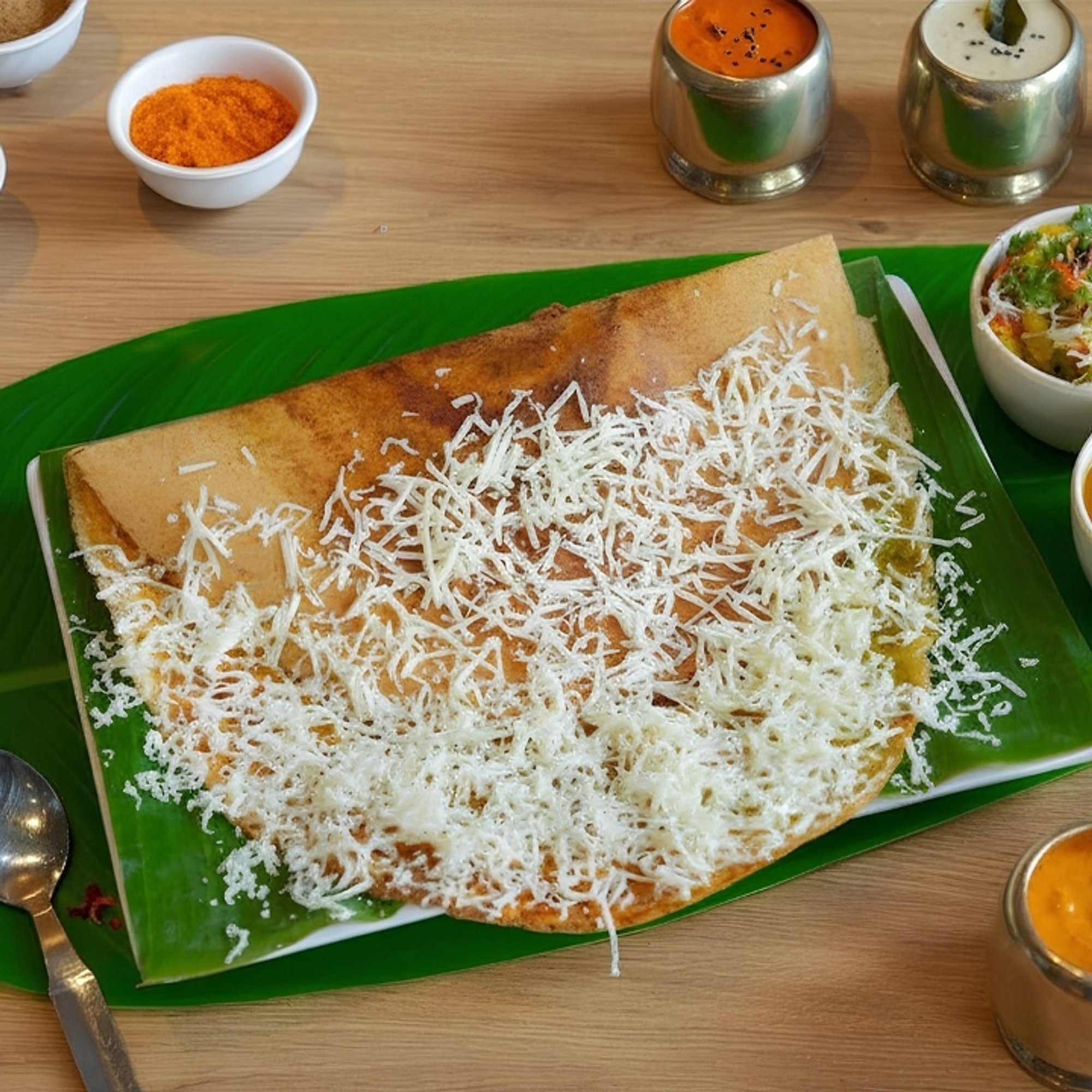 Cheese Chili Garlic Dosa