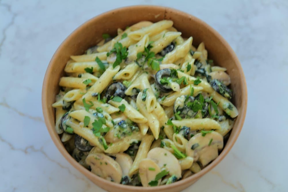 Garden Pesto Pasta Bowl