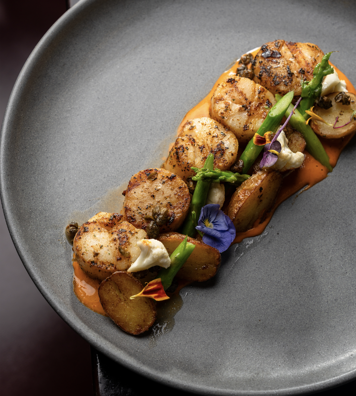 Grilled Diver Scallops