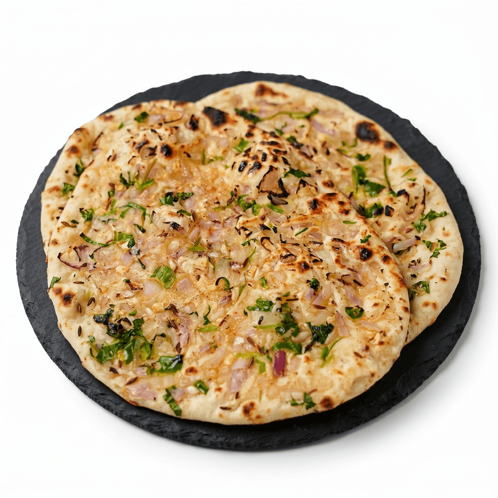 Tandoor-Baked Onion Naan