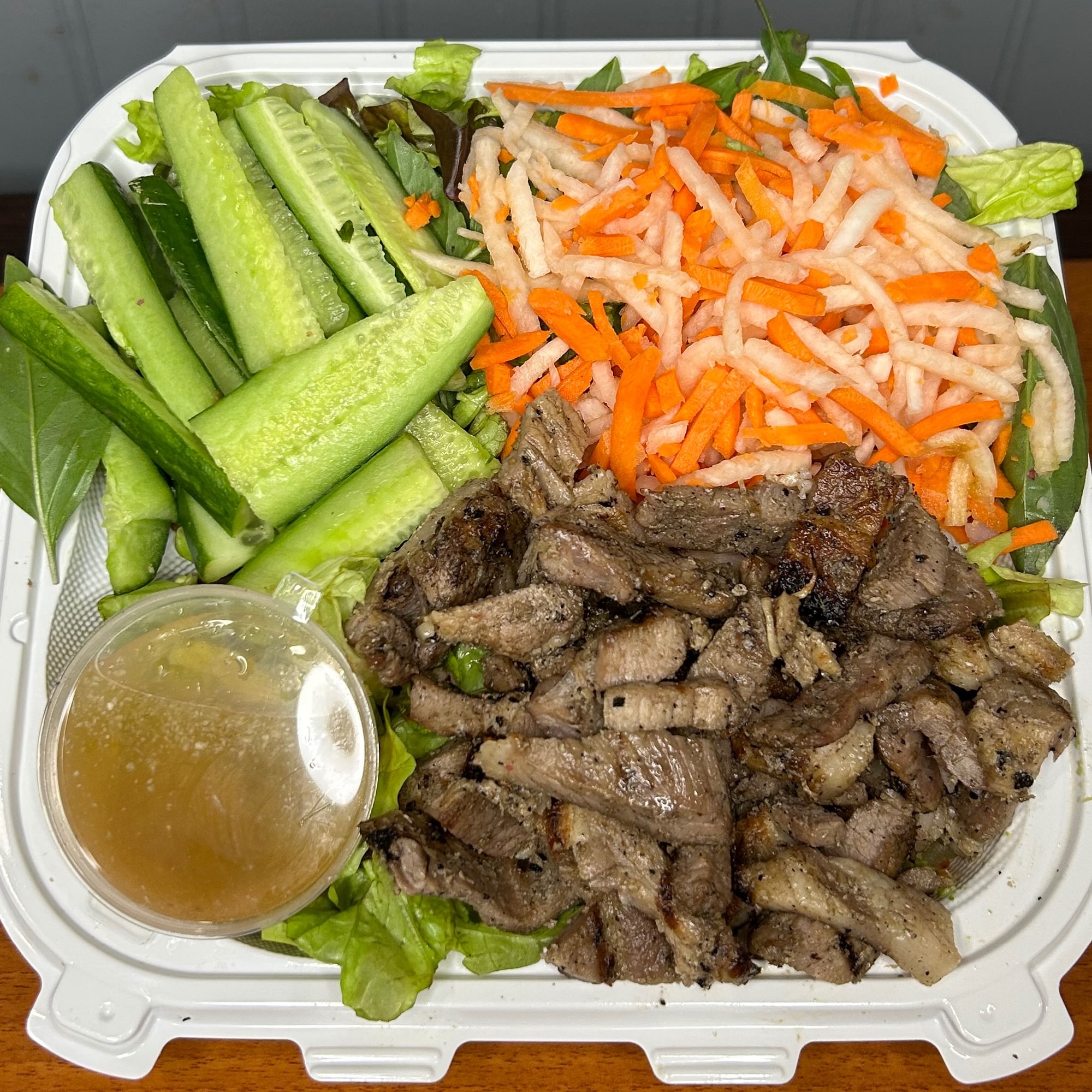 Grilled Pork Salad Bowl