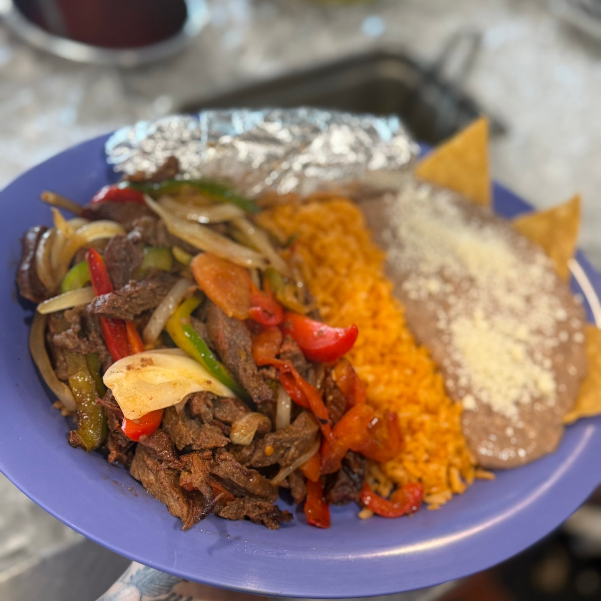 Steak Fajitas Plate