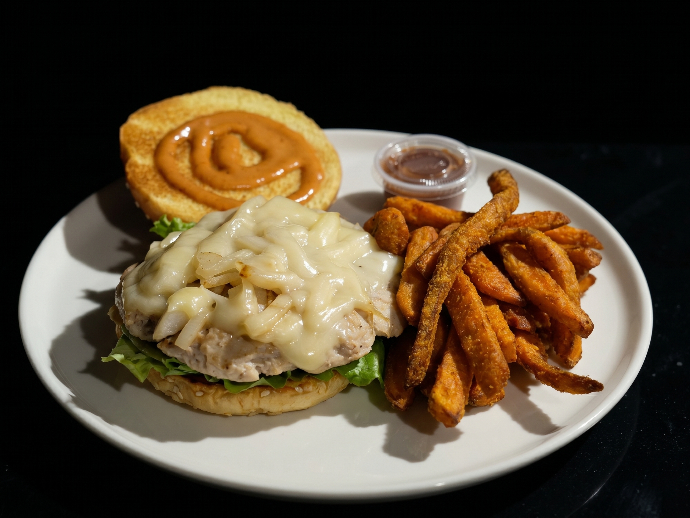 Turkey & Swiss Burger