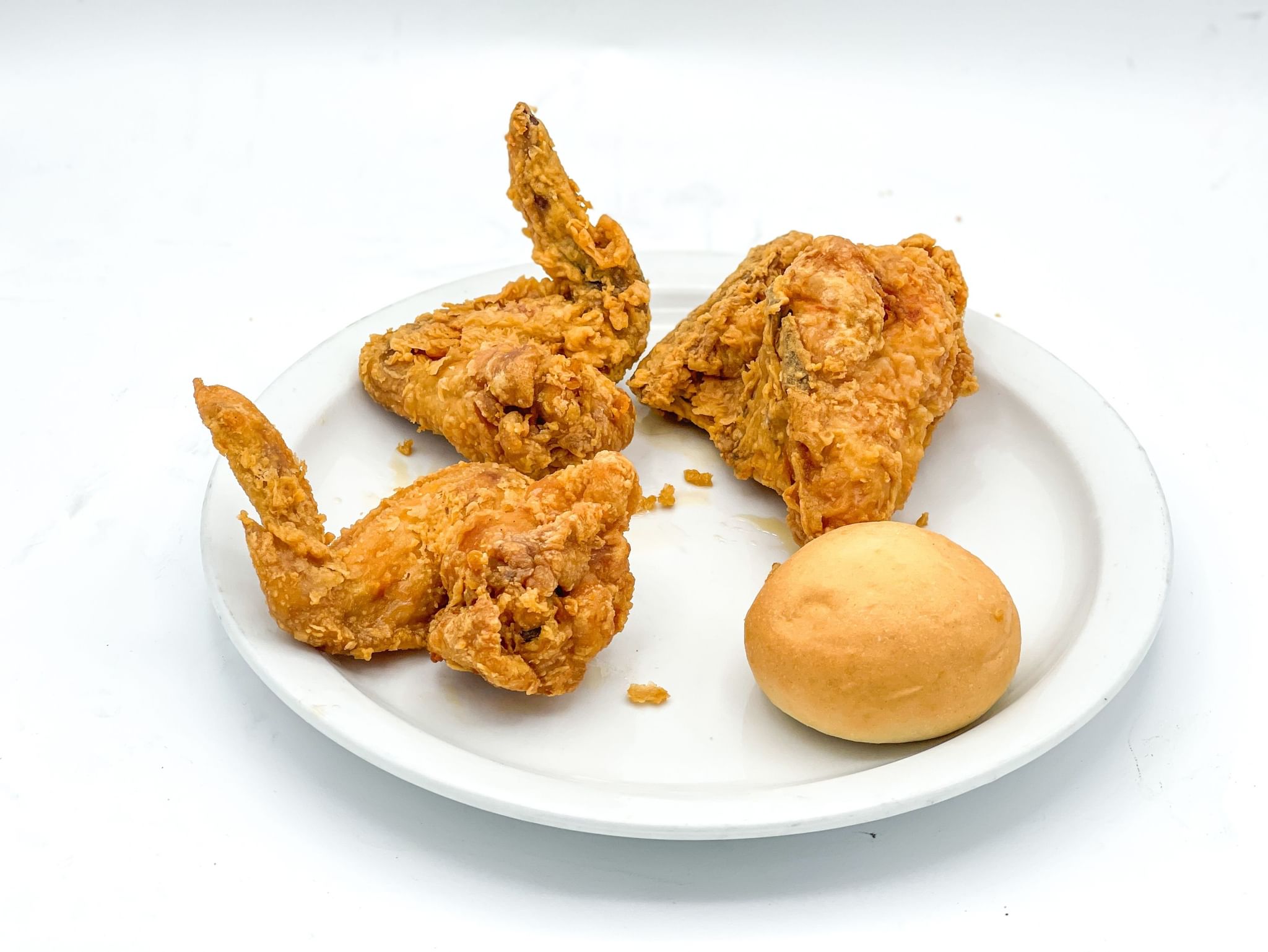 3 Piece White Snack