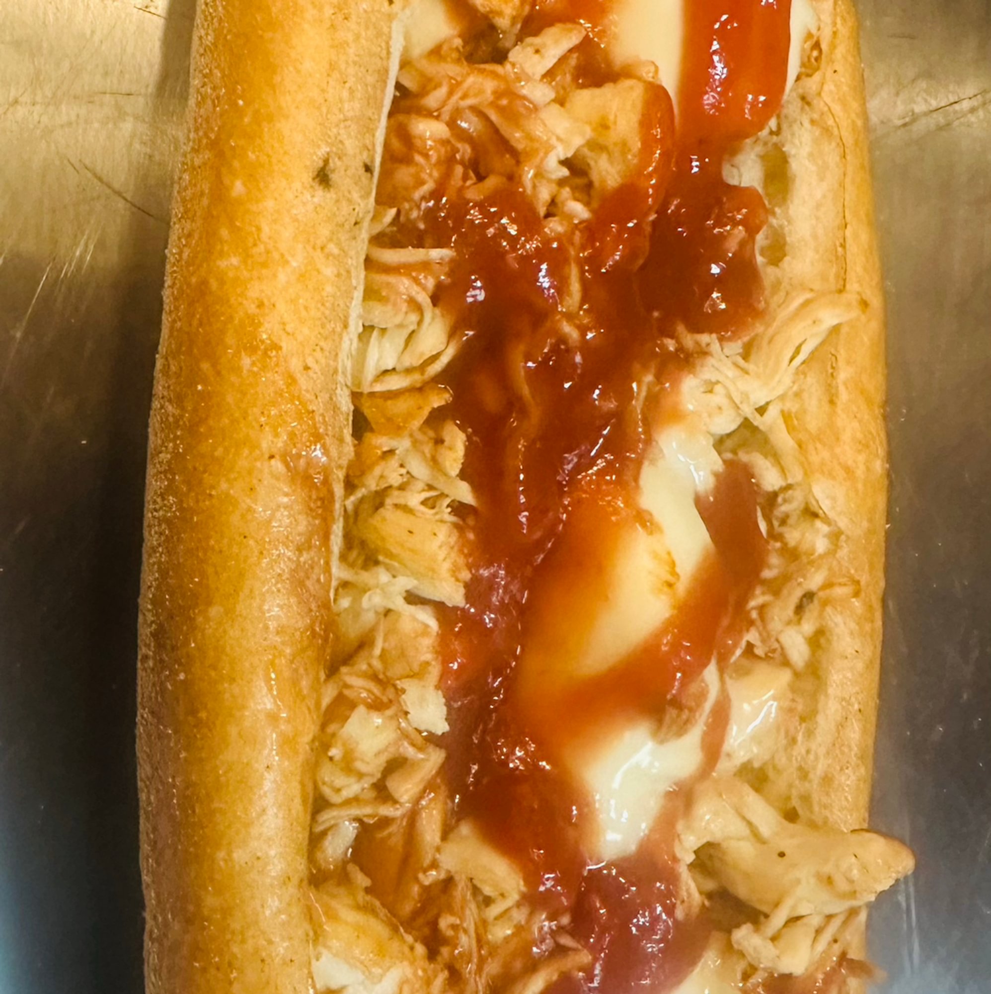 BBQ Chicken Cheesesteak Sandwich