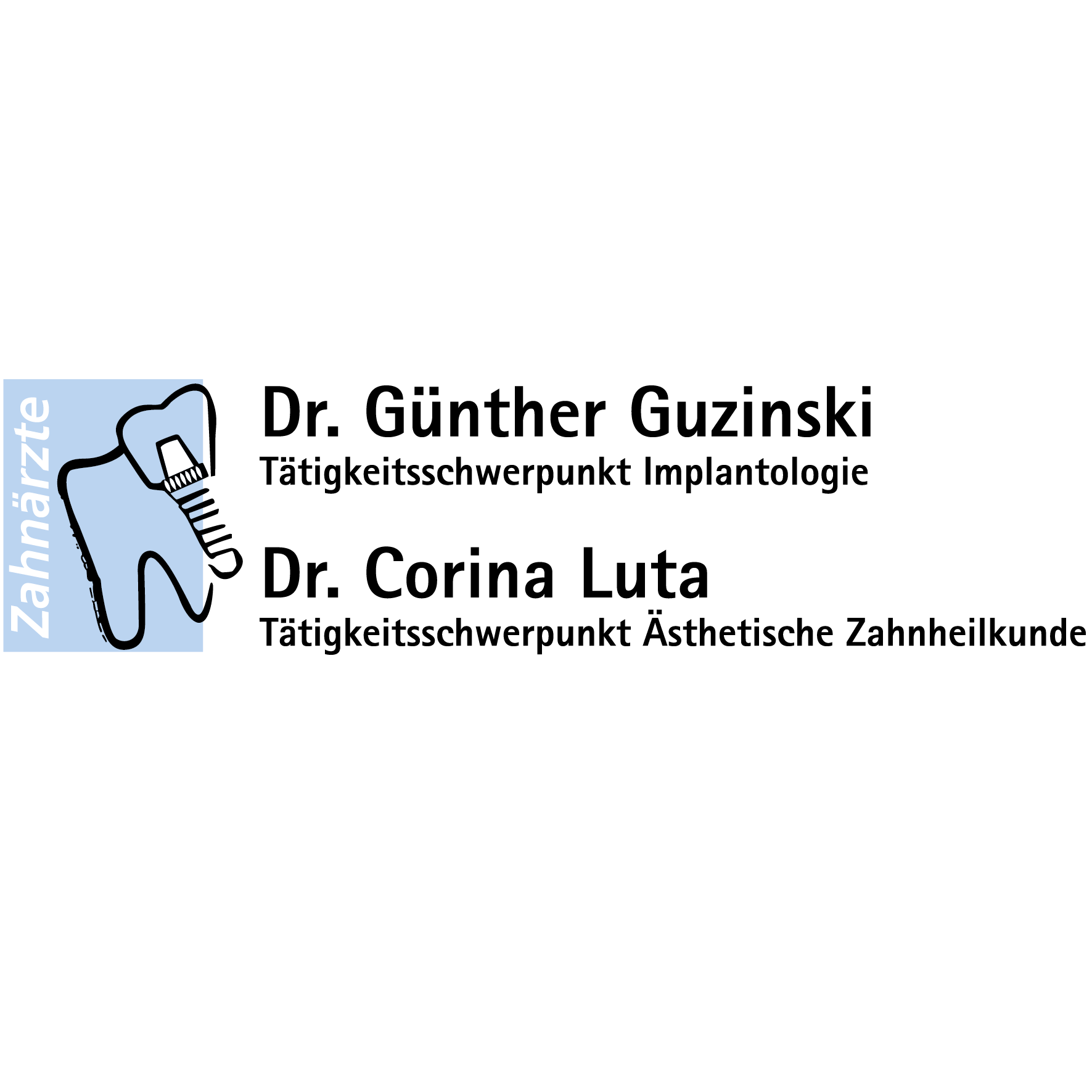 Logo von Praxis für Zahnheilkunde Dr. Günther Guzinski, Dr. Corina Luta