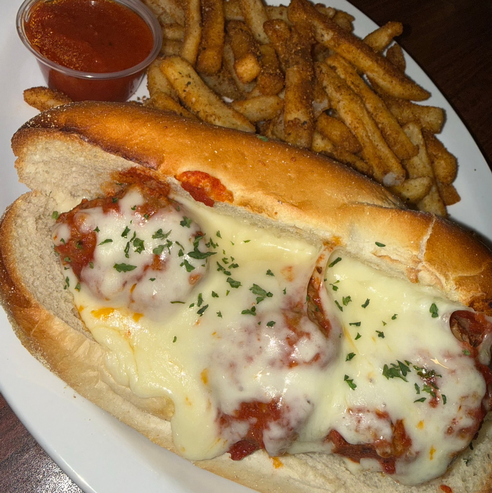 Meatball Submarine Sandwich
