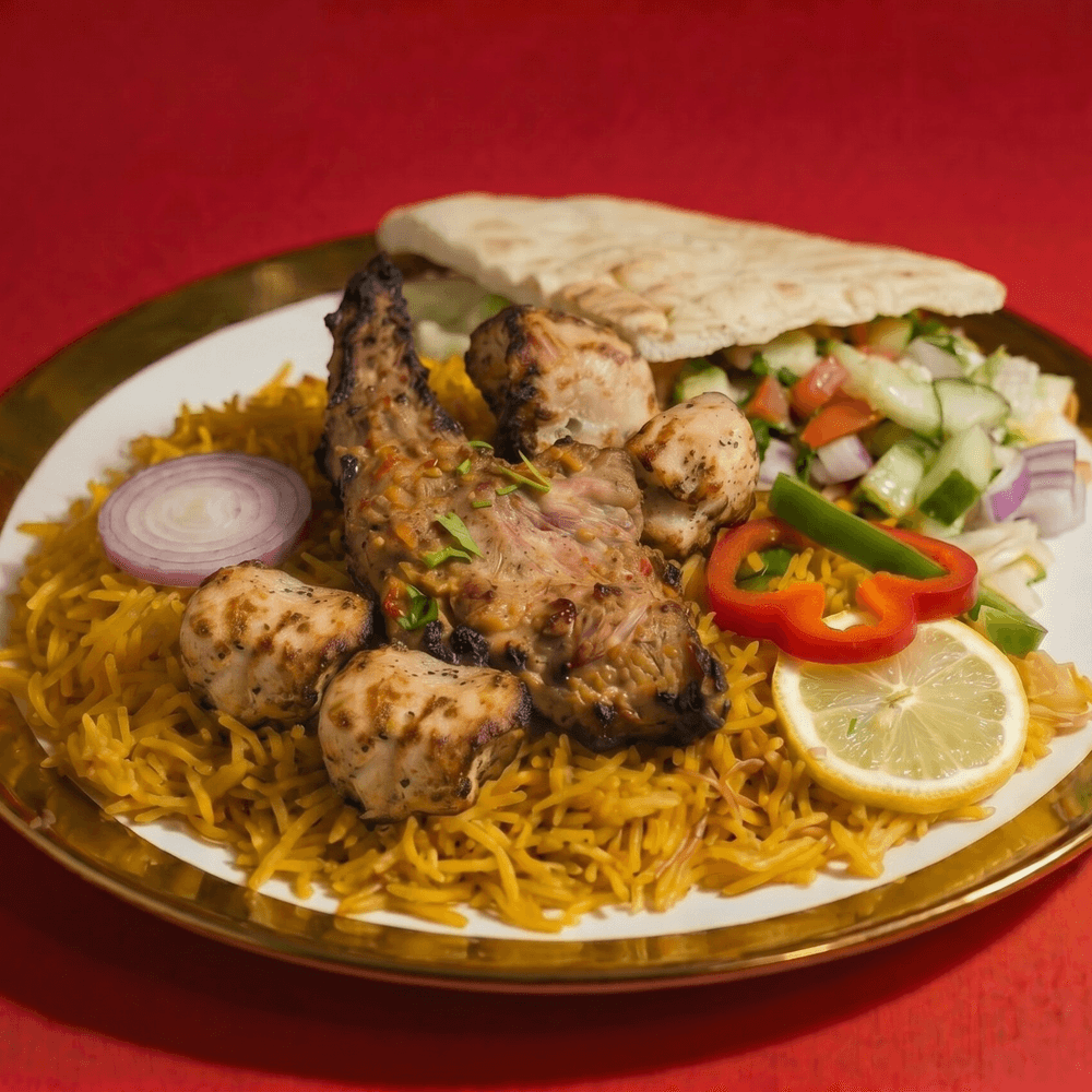 Lamb Chops & Chicken Kabab