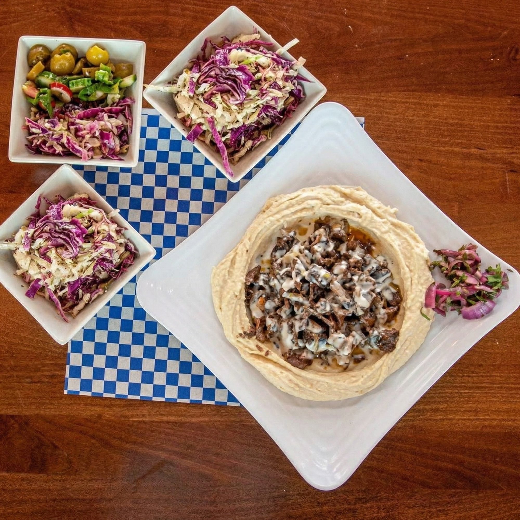 Levant Shawarma Hummus Plate