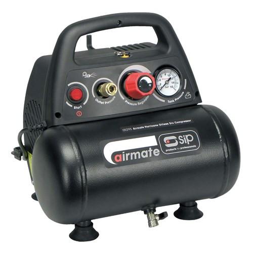 SIP 6 Litre Airmate Oil Free 1.5HP Air Compressor (6.4 CFM)