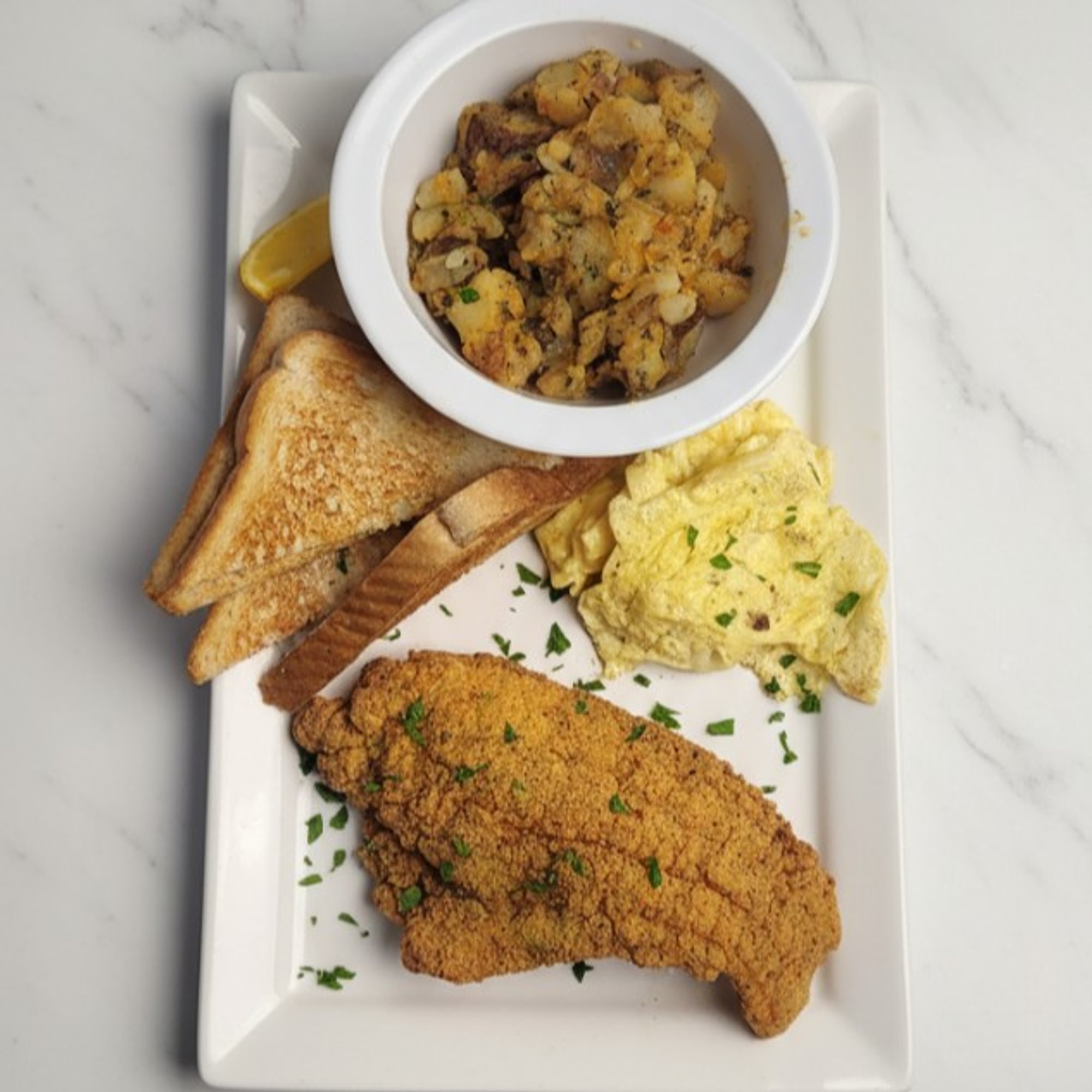Fish & Grits Fried (Swai)