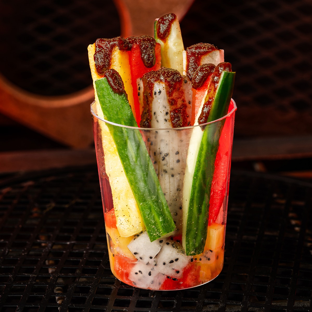 Andoan Fruit with Muja Sauce