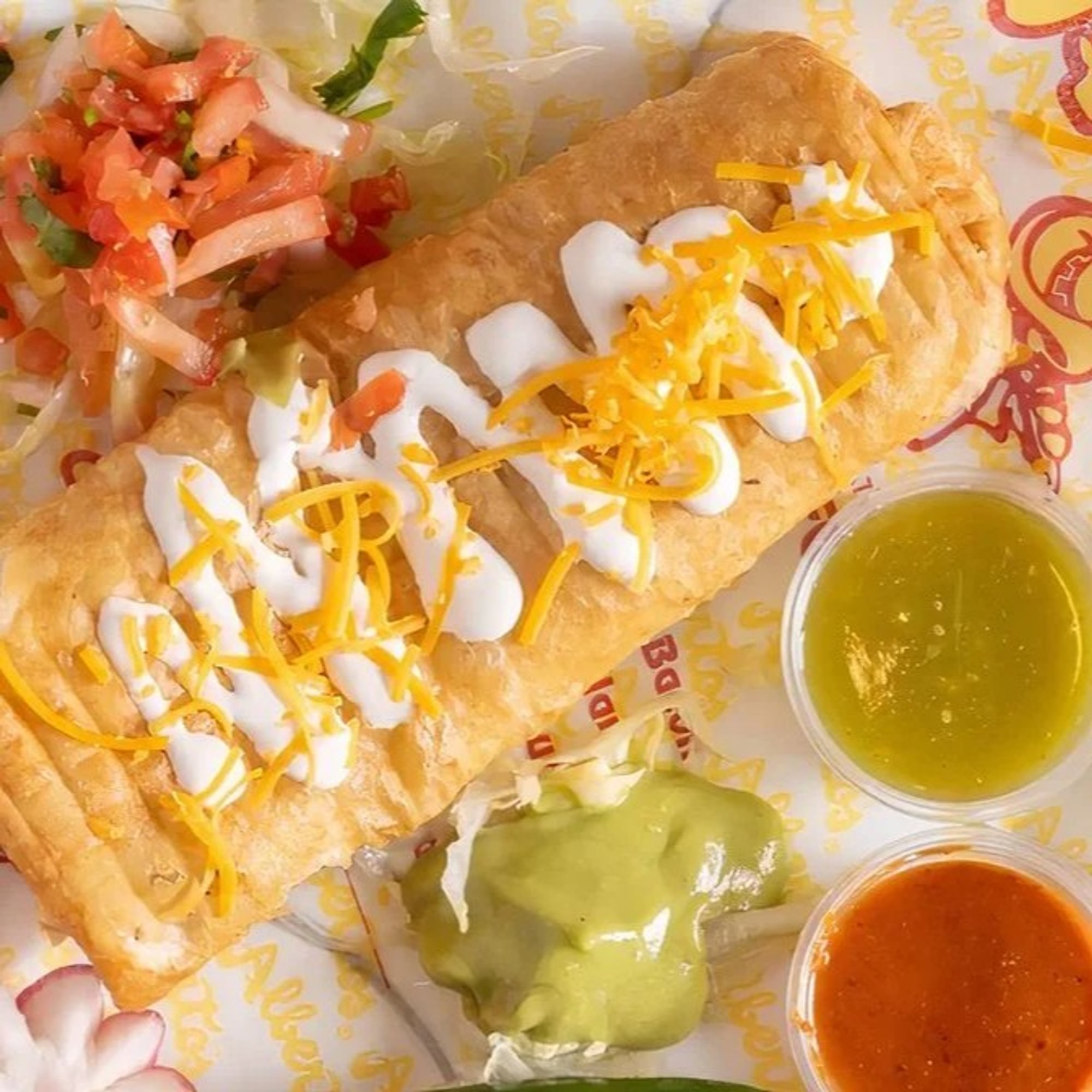 Chimichanga Tostada