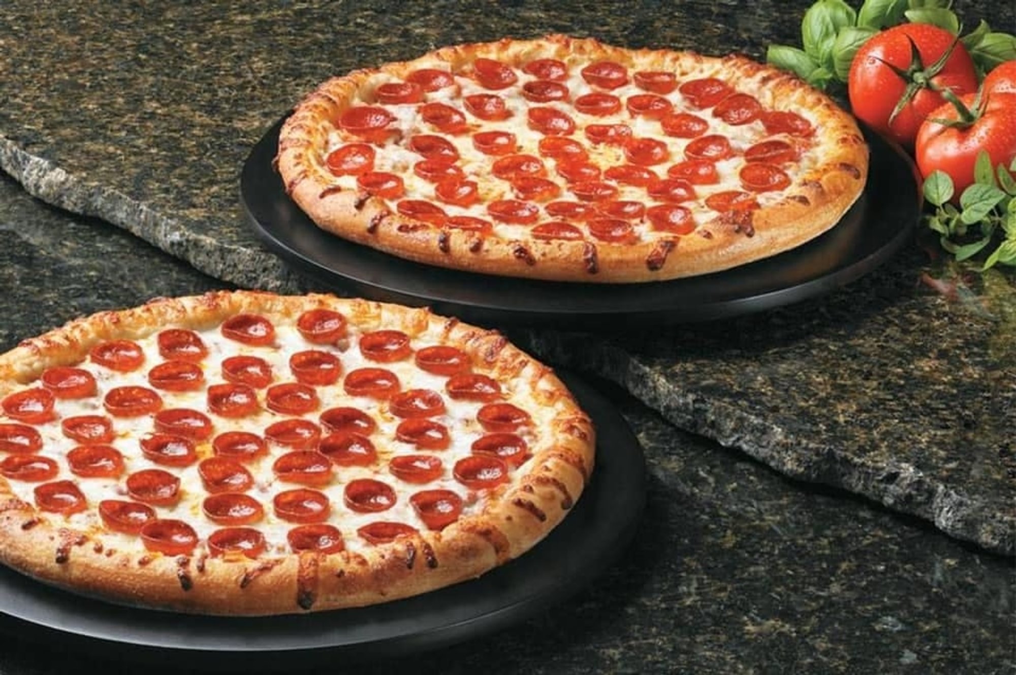Two Large 14" One Topping Pizza & Half Gallon Tea Special