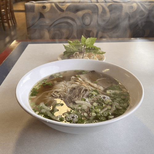2. Pho Tai Nam (Pho with Sliced thin Eye round beef and cooked Brisket beef)