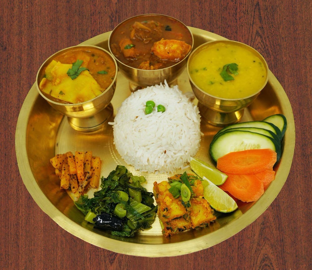 Lamb thali
