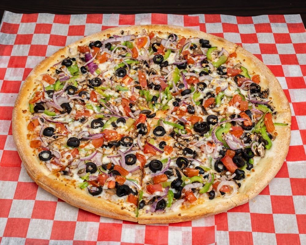 Medium 14" All Veggie Pizza
