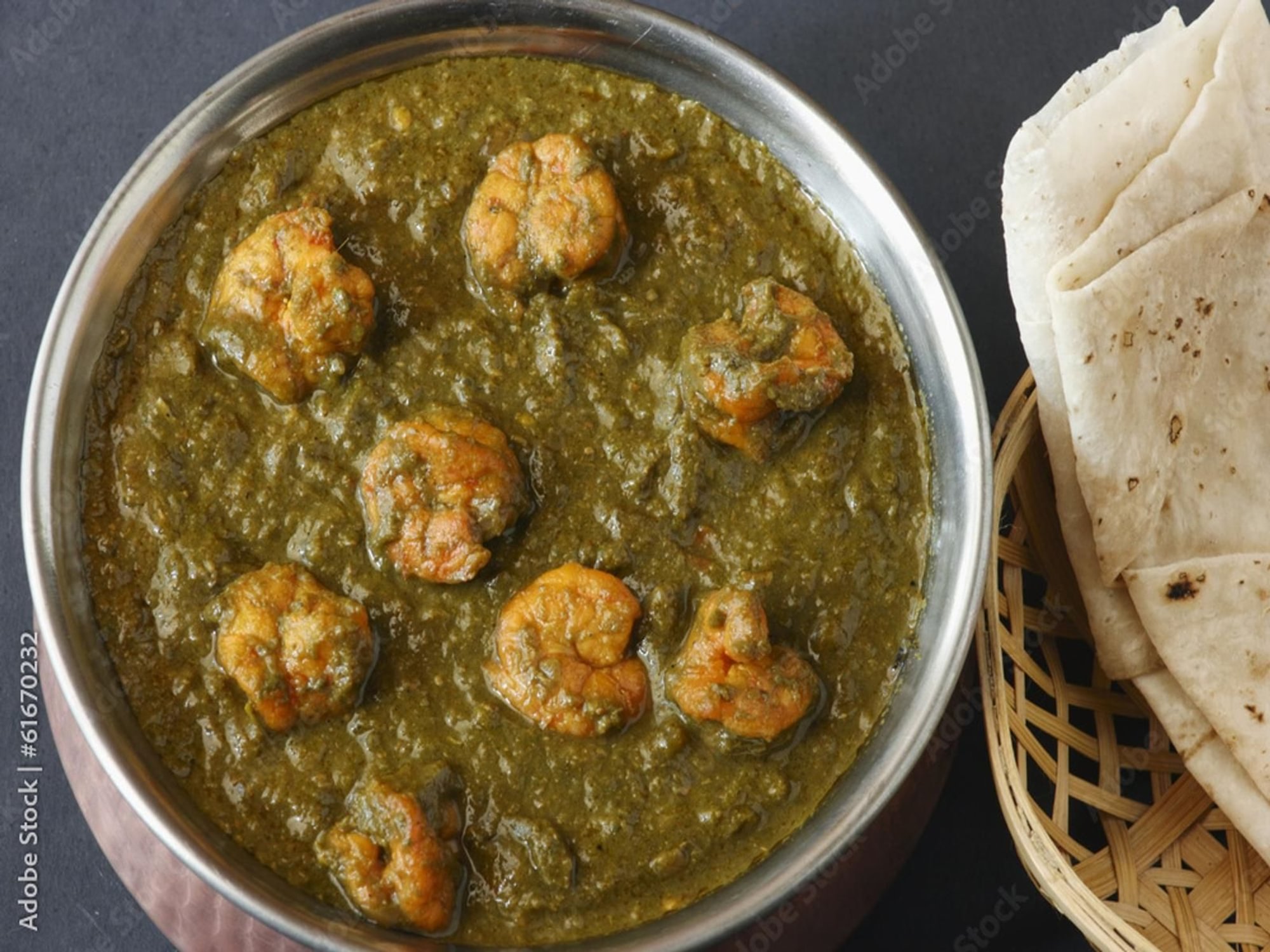 Shrimp Saagwala