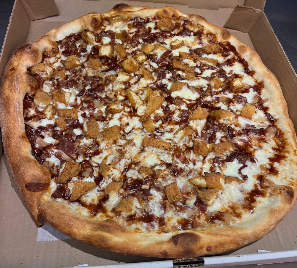 12" Gluten Free 15. BBQ Bacon Chicken Tender Pizza