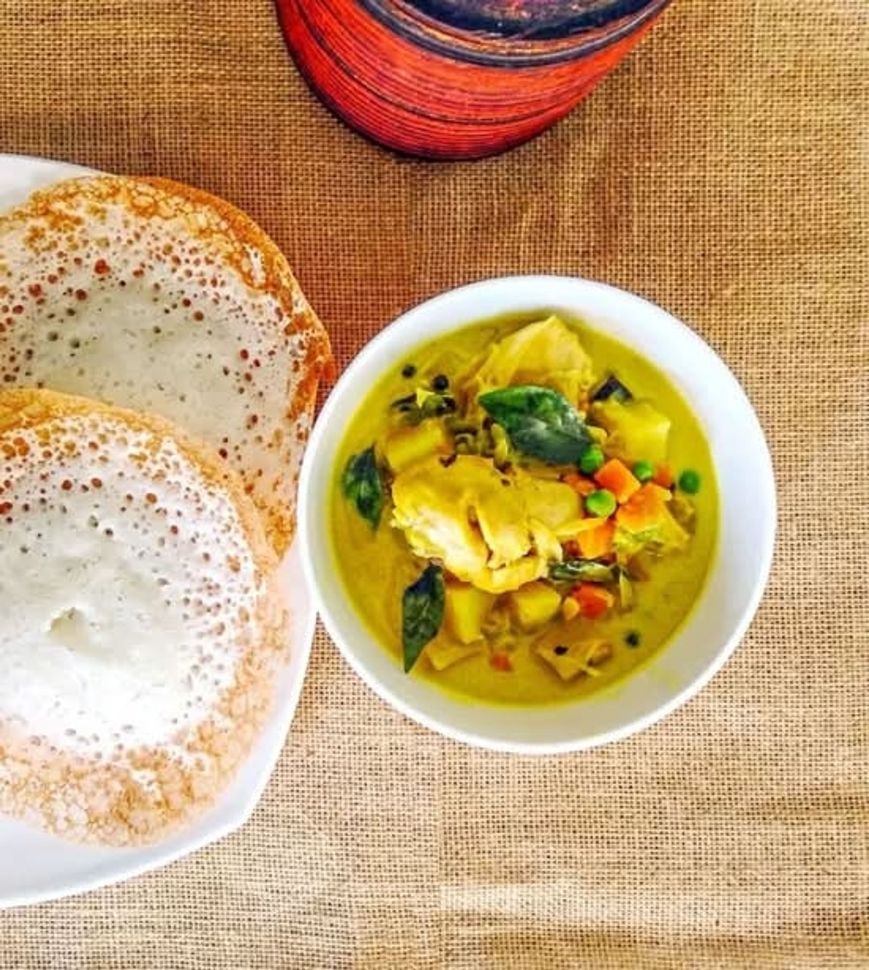 Elaneer Chicken With 2 Appams🌶️