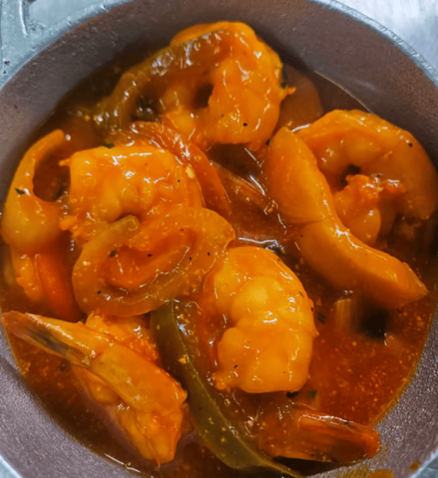 Camarones en Salsa Roja / Shrimp in Red Sauce