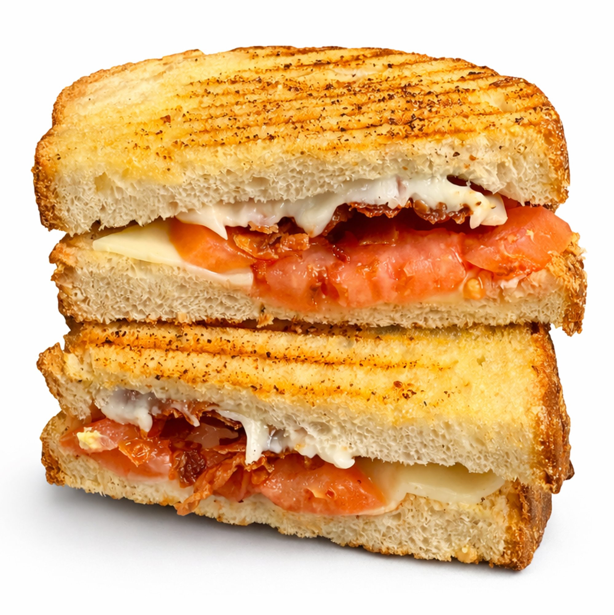 #213. Melted Provolone, Bacon & Tomatoes Panini